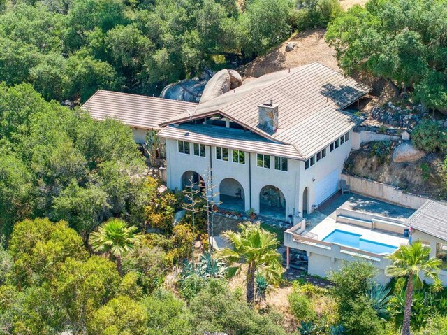 46920 Rainbow Canyon Rd, Temecula, CA 92592 - aerial view of property and surrounding area featuring a pool