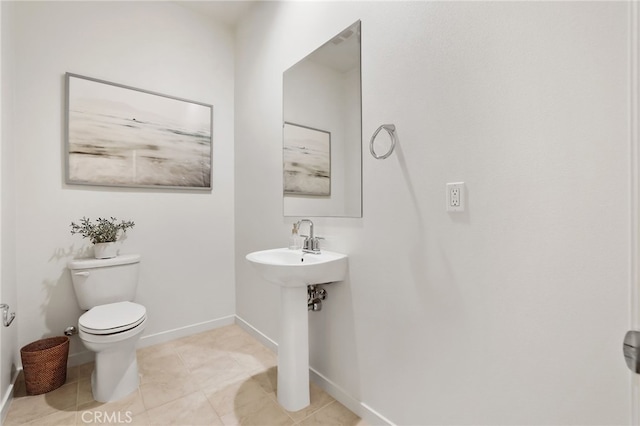 305 Blackrock, Lake Forest, CA 92610 - half bathroom with toilet and tile patterned floors