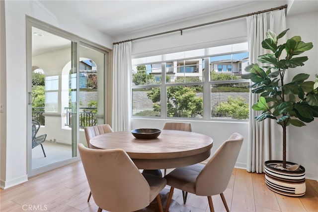305 Blackrock, Lake Forest, CA 92610 - dining room with light wood-style flooring