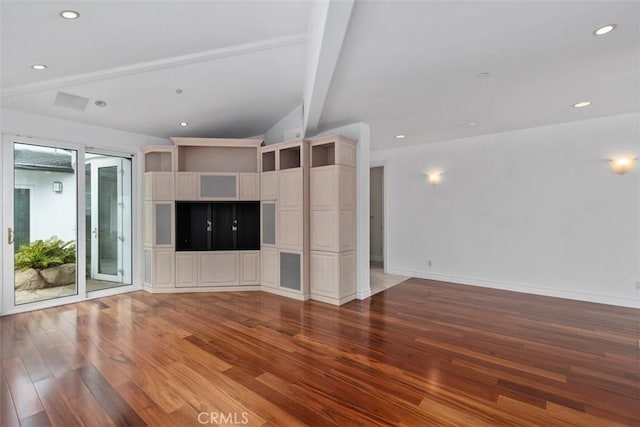 2016 Calle De Los Alamos, San Clemente, CA 92672 - unfurnished living room featuring wood finished floors and recessed lighting
