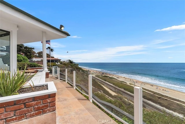 2016 Calle De Los Alamos, San Clemente, CA 92672 - balcony with view of water and beach