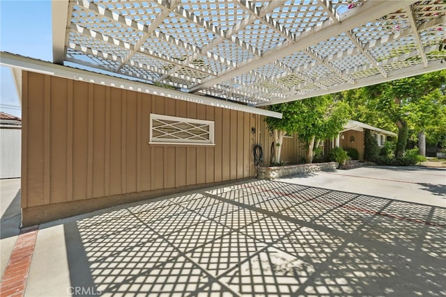 8601 Rudnick Ave, West Hills, CA 91304 - view of patio / terrace featuring a pergola