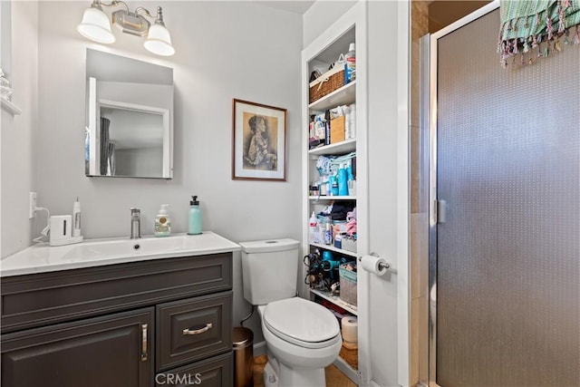 14091 Dall Ln, Tustin, CA 92780 - full bathroom featuring vanity and a shower stall