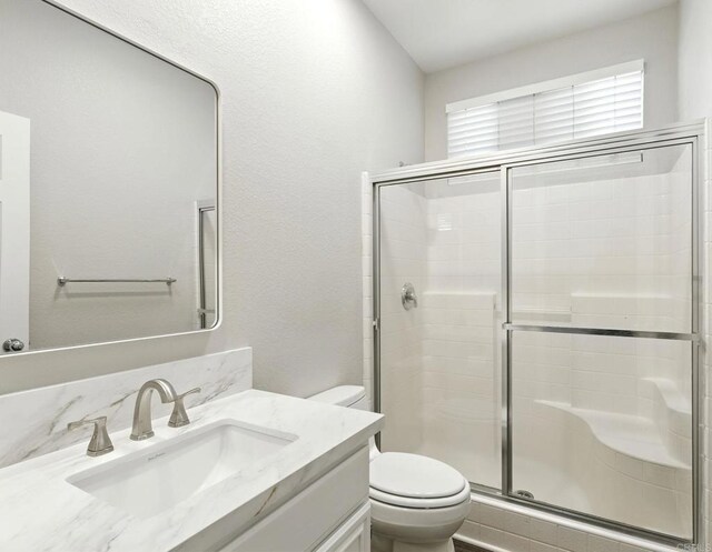 46076 Via Ln, Colorada, Temecula, CA 92592 - full bathroom with vanity and a shower stall