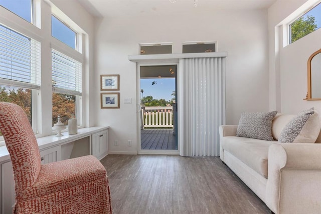 2149 Gamble Pl, Escondido, CA 92029 - sitting room featuring wood finished floors and baseboards