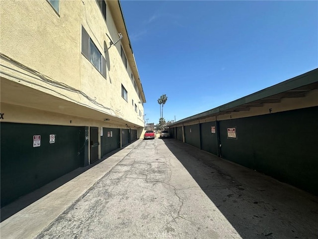 3130 Euclid Ave, Lynwood, CA 90262 - view of concrete alley featuring community garages