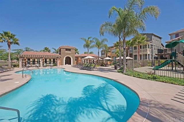 1837 Olive Green St Unit 3, Chula Vista, CA 91913 - community pool featuring a patio area and a residential view