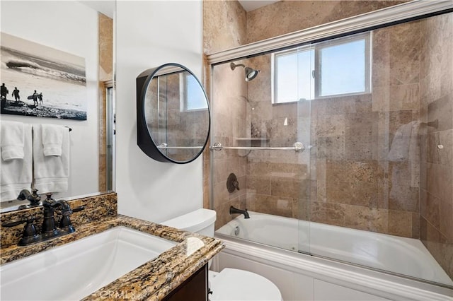 289 23rd St, Costa Mesa, CA 92627 - full bath featuring vanity and shower / bath combination with glass door