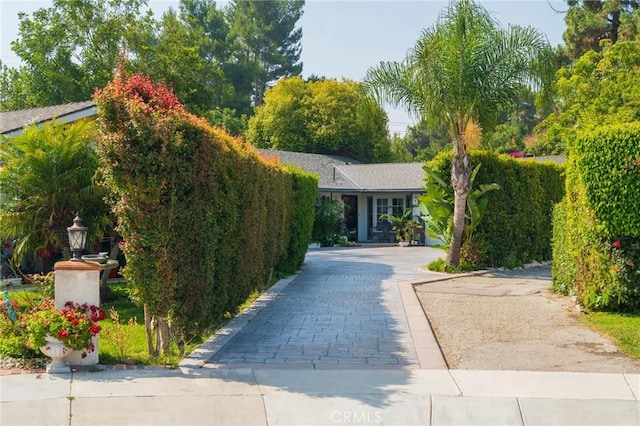 26767 Shadow Wood Dr, Rancho Palos Verdes, CA 90275 - view of front facade featuring driveway