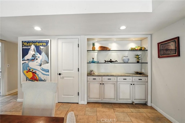 11832 Weatherby Rd, Los Alamitos, CA 90720 - bar with recessed lighting and baseboards
