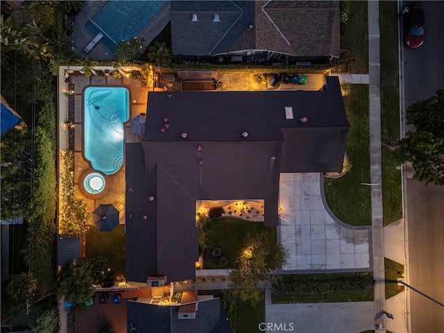 11832 Weatherby Rd, Los Alamitos, CA 90720 - aerial view of a pool