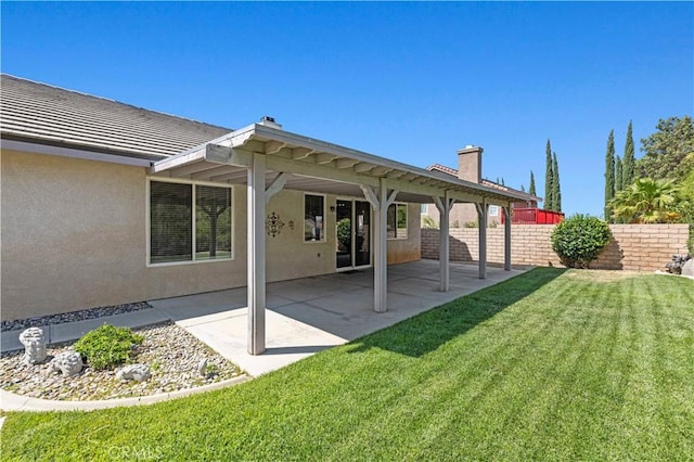 42158 Valley Vista Dr, Lancaster, CA 93536 - rear view of property with stucco siding and a patio area