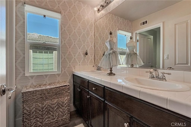19639 Ellis Henry Ct, Newhall, CA 91321 - bathroom featuring double vanity