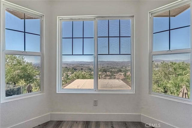 19639 Ellis Henry Ct, Newhall, CA 91321 - spare room with baseboards and wood finished floors