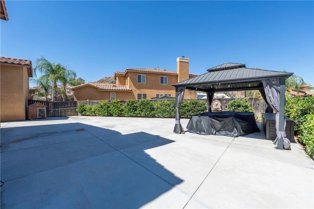 1182 Chenin Blanc Cir, Perris, CA 92571 - view of patio / terrace with a gazebo and grilling area