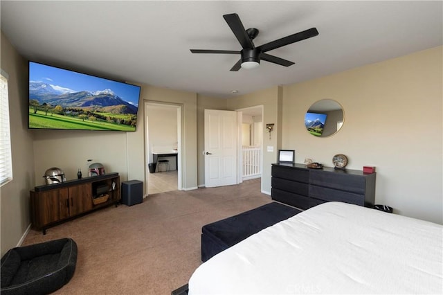 1182 Chenin Blanc Cir, Perris, CA 92571 - carpeted bedroom with a ceiling fan