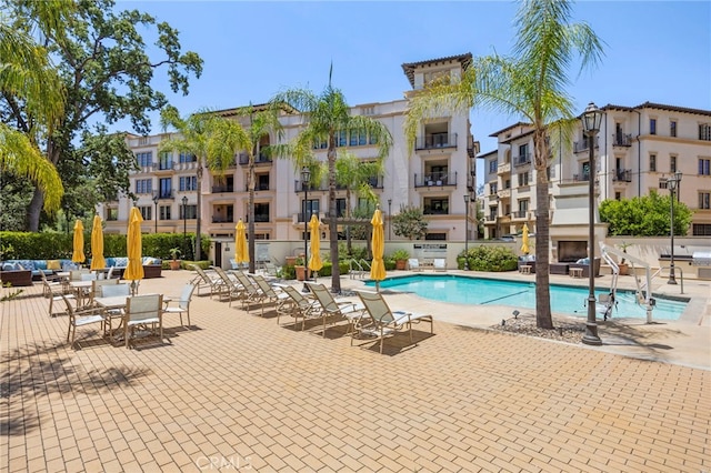 23500 Park Sorrento Unit H32, Calabasas, CA 91302 - community pool featuring a patio area
