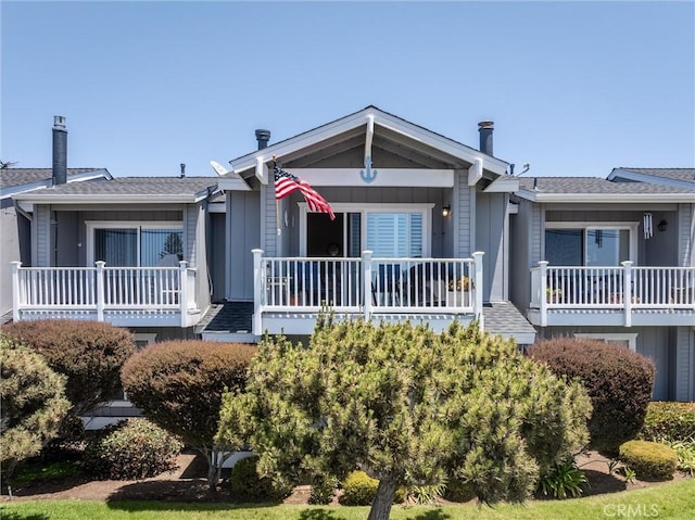 309 Sequoia St Unit 3, Morro Bay, CA 93442 - single story home featuring covered porch and roof with shingles