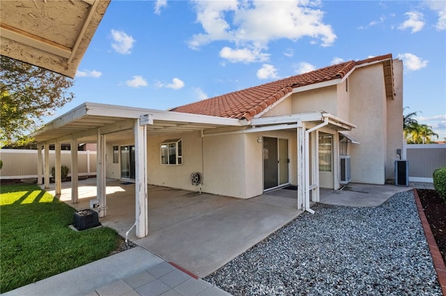 26293 Potomac Dr, Menifee, CA 92586 - back of house featuring a tile roof and stucco siding