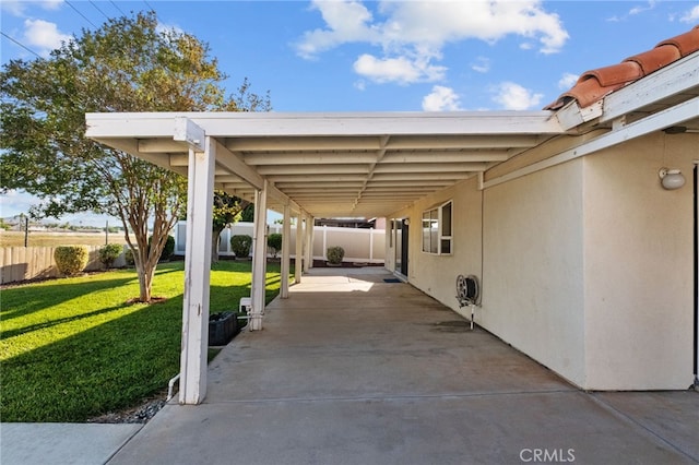 26293 Potomac Dr, Menifee, CA 92586 - view of vehicle parking featuring an attached carport
