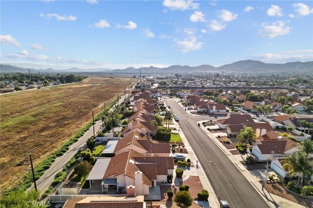 26293 Potomac Dr, Menifee, CA 92586 - aerial view of residential area featuring a mountainous background