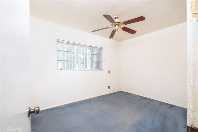 532 W 2nd St, Azusa, CA 91702 - unfurnished room featuring dark colored carpet and ceiling fan