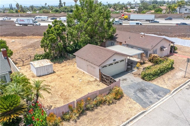 532 W 2nd St, Azusa, CA 91702 - view from above of property