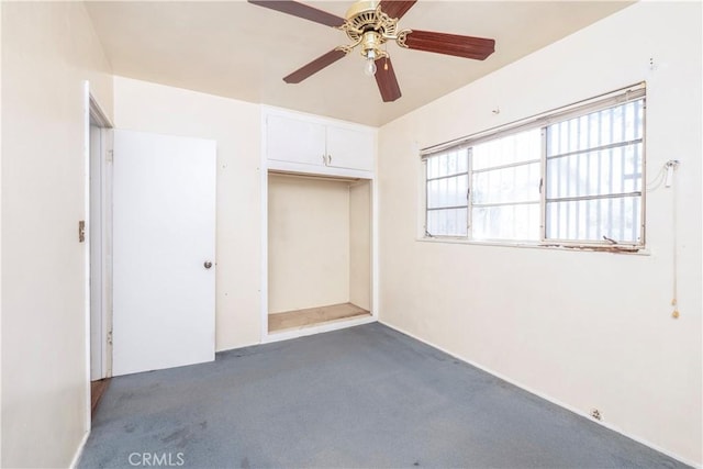 532 W 2nd St, Azusa, CA 91702 - unfurnished bedroom with carpet, a closet, and ceiling fan