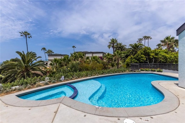 34693 Camino Capistrano Unit B, Dana Point, CA 92624 - view of pool featuring a pool with connected hot tub