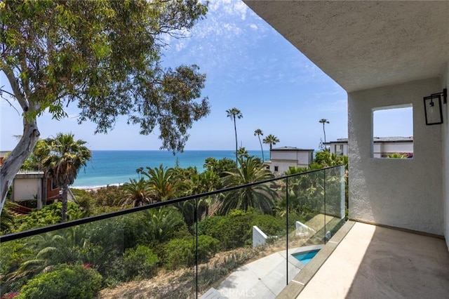 34693 Camino Capistrano Unit B, Dana Point, CA 92624 - balcony with a water view
