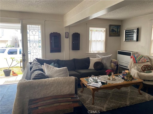 1210 7th Pl, Hermosa Beach, CA 90254 - living area with a textured ceiling