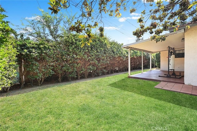4134 Rio Hondo Ave, Rosemead, CA 91770 - view of grassy yard with a patio area