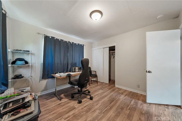13169 Third St, Clearlake Oaks, CA 95423 - office space with wood finished floors and baseboards