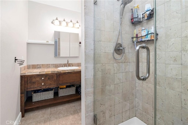 881 Calle Pluma, San Clemente, CA 92673 - bathroom with a stall shower and vanity