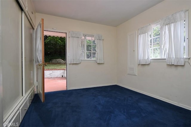 4312 Noble Ave, Sherman Oaks, CA 91403 - spare room featuring dark carpet and healthy amount of natural light