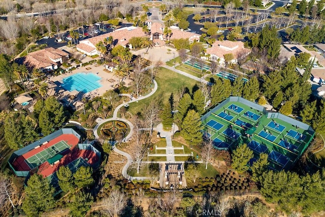 1506 Pierce Ml, Beaumont, CA 92223 - aerial view of a pool area