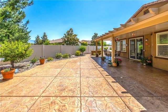 1506 Pierce Ml, Beaumont, CA 92223 - fenced backyard with a patio area