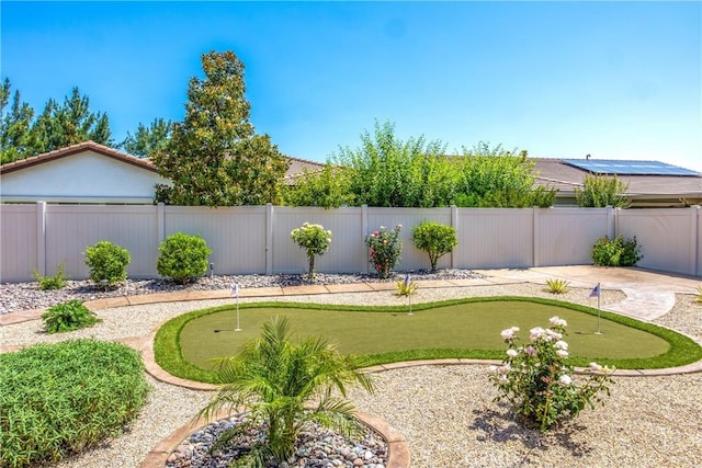 1506 Pierce Ml, Beaumont, CA 92223 - view of yard with a putting area and a patio area