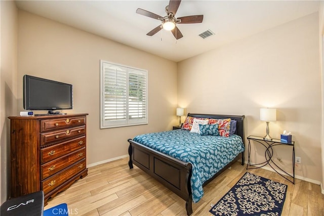 1506 Pierce Ml, Beaumont, CA 92223 - bedroom featuring light wood-style flooring and ceiling fan