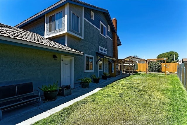 12164 Galaxy St, Victorville, CA 92392 - view of yard with a patio area