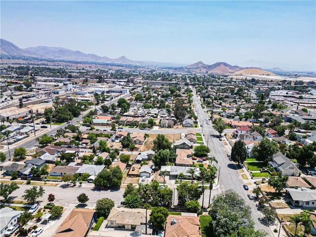 480 W D St, Colton, CA 92324 - aerial view of residential area with a mountainous background
