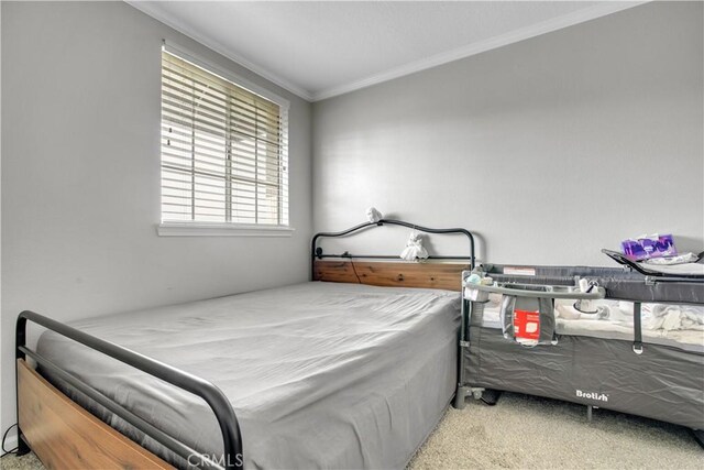 6701 Wrangler Rd, Chino Hills, CA 91709 - bedroom featuring crown molding and carpet floors