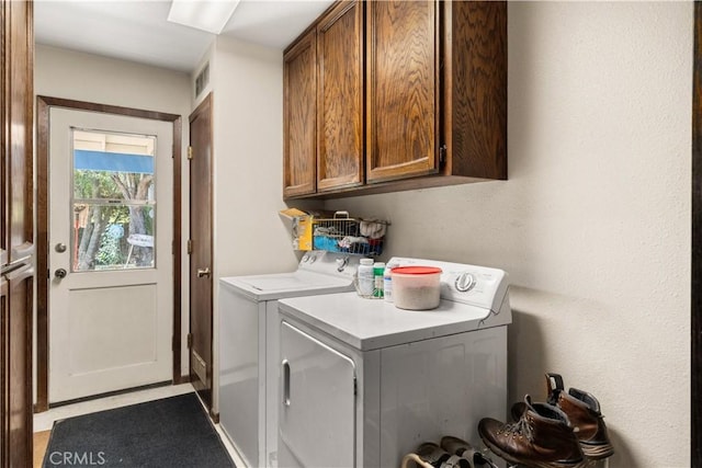 625 La Bonita Ct, Chico, CA 95973 - laundry area with cabinet space and washing machine and dryer