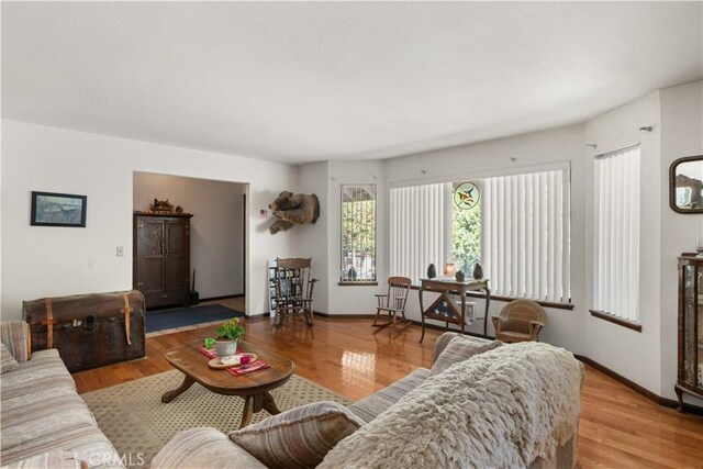 625 La Bonita Ct, Chico, CA 95973 - living area featuring wood finished floors and baseboards