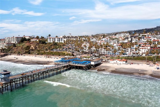 609 Calle Reata, San Clemente, CA 92673 - dock featuring view of water and beach