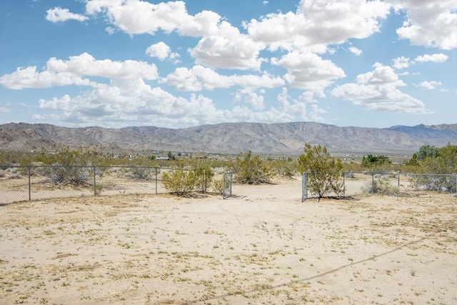 5655 Last Mile Rd, Johnson Valley, CA 92285 - view of mountain background featuring rural landscape and a desert landscape
