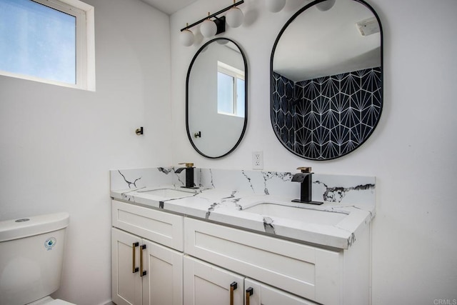 5655 Last Mile Rd, Johnson Valley, CA 92285 - full bath with double vanity and toilet