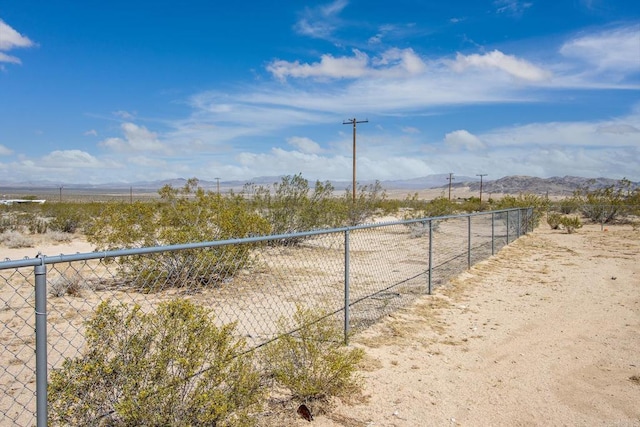 5655 Last Mile Rd, Johnson Valley, CA 92285 - view of yard featuring a view of countryside and a mountain view
