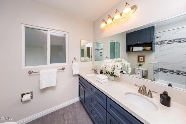 2767 Brookhill St, La Crescenta, CA 91214 - bathroom with double vanity and a shower