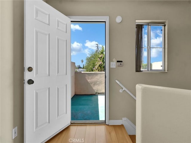5242 Vesper Ave Unit 7, Sherman Oaks, CA 91411 - entryway featuring wood finished floors
